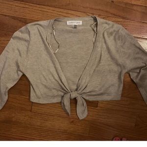 NWOT Adjustable tie crop top